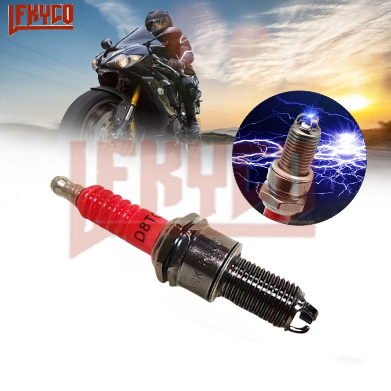 1/2/3/4PCS 3 Electrodes D8TC S - Motorcycle Spark Plug 评论和价格