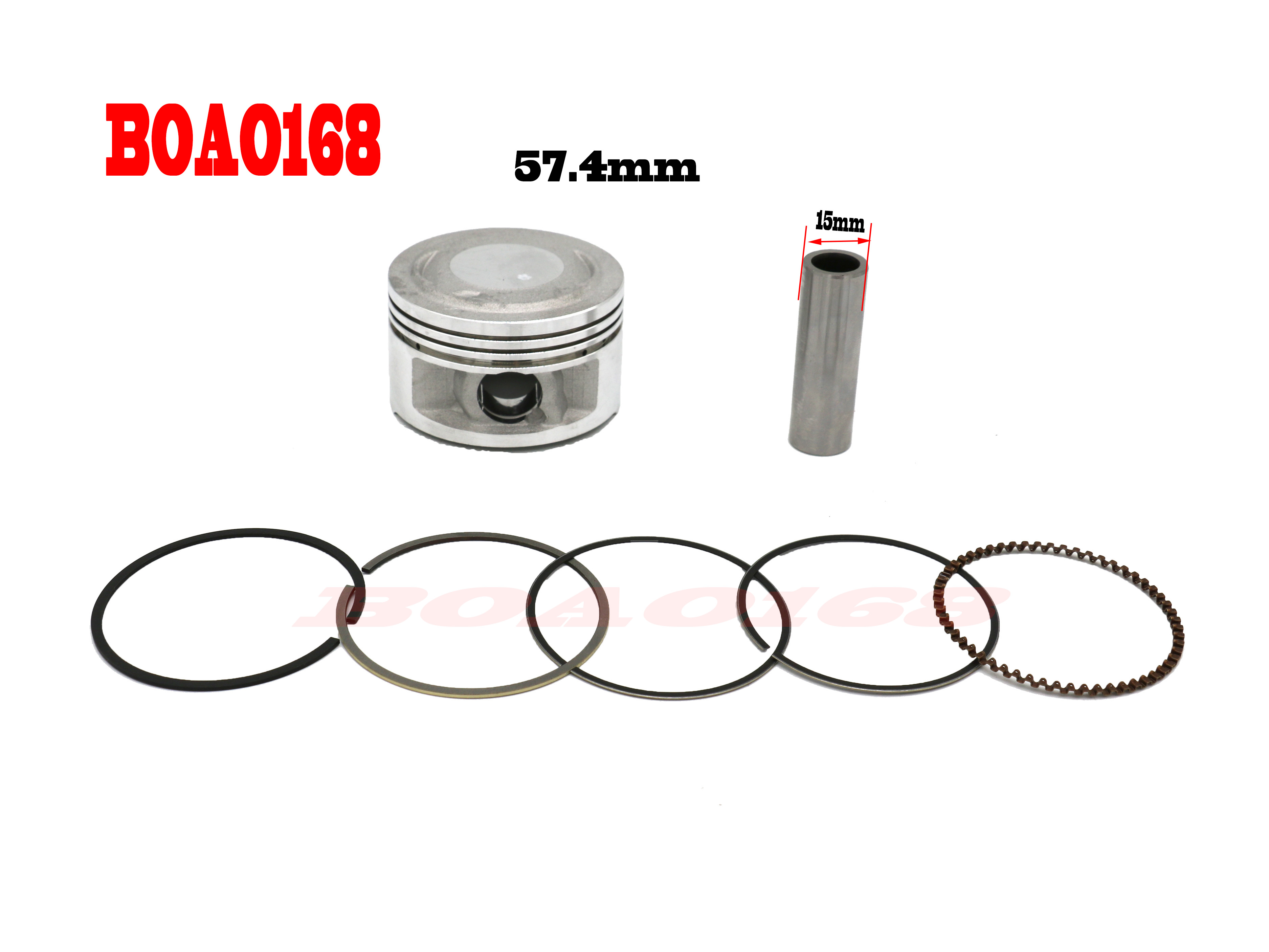 57.4mm 150CC Motorcycle Cylind - Motorcycle Piston 评论和价格