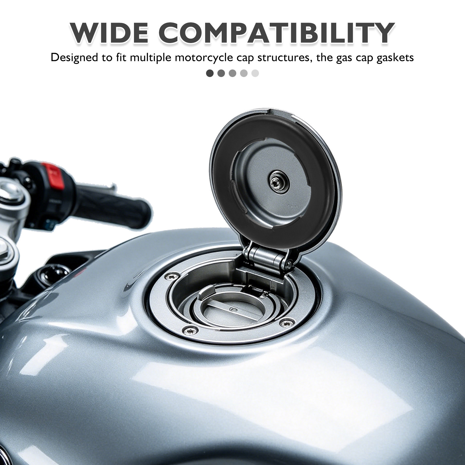 2Pcs Motorcycle Fuel Cap Rubbe - Motorcycle Gasket 评论和价格